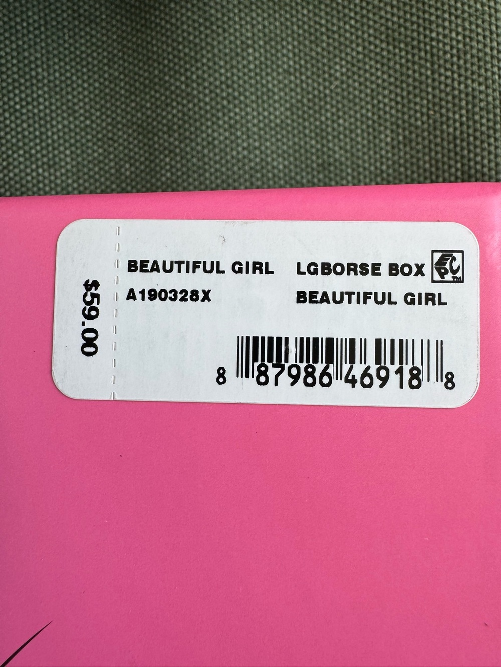 Patricia Nash Borse Leather Coin Purse Beautiful Girl Print NWT, Box & Card - Picture 3 of 12